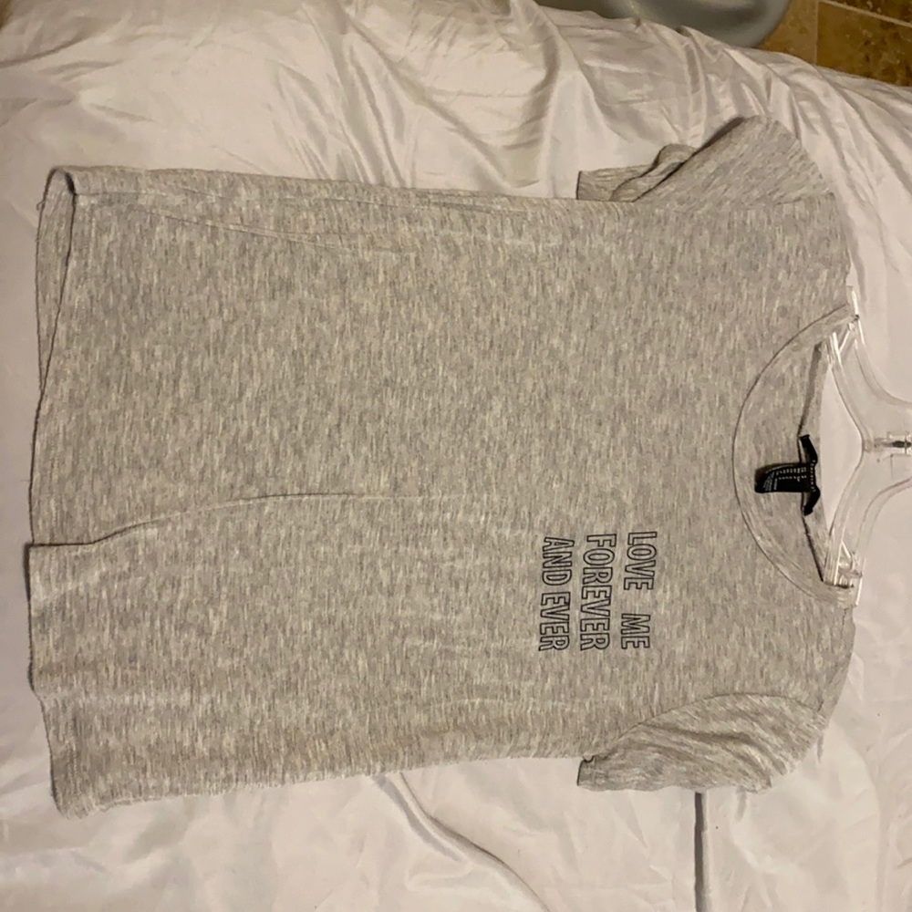 Crop top grey
